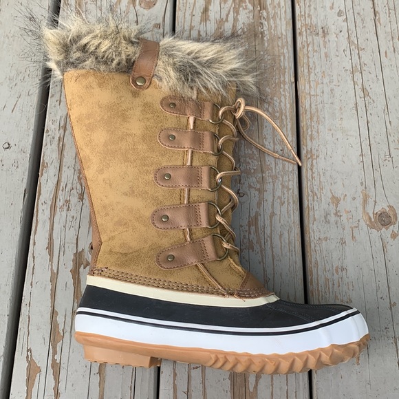 Tall winter boot JBU Bella faux fur trim - Picture 4 of 10